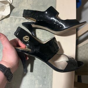 Michael Kors Black Patent Heels